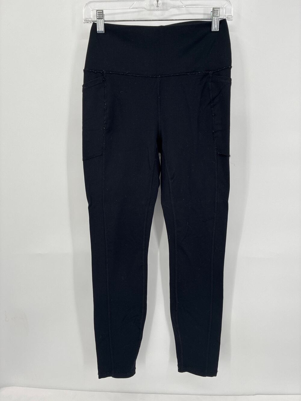 RBX Active Pants Leggings Black Stretch Pockets High Waist Medium